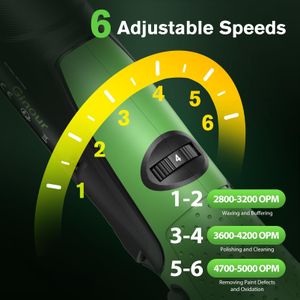 Ginour Cordless Car Polisher 12V – Portable Auto Buffer