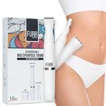 FURR 6-in-1 Multipurpose Trimmer & Shaver with 1 Year Warranty | For Eyebrows, Underarms, Legs & Bikini Line | Water Resistant & 45 Minutes Run Time | C Type Charging | Smooth on all Skin Types