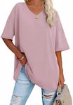 ATHMILE Teen Girls Shirts V Neck Te