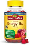 Nature Made Energy B12 1000 mcg, Dietary Supplement for Energy Metabolism Support, 80 Gummies, 40 Day Supply