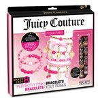 Make It Real - Juicy Couture Perfectly Pink Bracelet Making Kit - Kids Jewelry Making Kit - DIY Charm Bracelet Making Kit for Girls - Friendship Bracelets with Beads for Girls 8-10-12-14