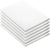 4" x 6" Note Pads - Memo Pads - Blank Scratch Pads - Small Notepad Writing Pads for Taking Notes and Task Allocation – Easy to Peel – 80gsm Papers with Cardboard Backing – 50 Sheets – Pack of 6