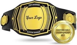 HANDSY Championship Belt Customizable Wrestling Belt Fully Personalized For All Sports - Custom Wrestling Championship Belt (2mm Brass)