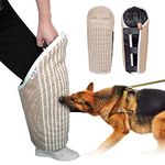 PET Artist Professional Jute Puppy Dog Training Bite Leg Sleeves with Handle for Training Work Dog Puppy,Leg Training Sleeves Fit Malinois German Shepherd Mastiff