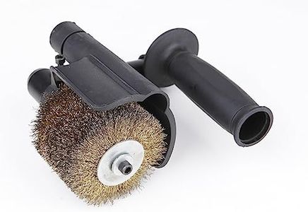 Aidelife Cepillo de alambre de metal para taladro renovador, rueda de trefilado de 75 x 70 cm de diámetro. Para limpieza de óxido, pelado y abrasivo. Juego de cepillos de rueda de alambre para taladro