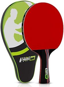 MightySpin Ping Pong Paddle Accessories - Pro Carbon Table Tennis Racket for Killer Spins - Level Up Your Game, Tornado Carbon