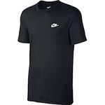 NIKE Men Futura T-Shirt - Black/White, M