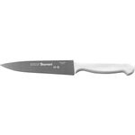 Starrett Professional Stainless Steel Chefs Kitchen Knives - Narrow Triangular Profile - 6-inch (150mm) - White Handle