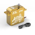 AGFRC 55KG RC-Steering-Servo-Motor High-Torque - Full Metal Gear Digital Programmable Brushless Servo for 1/8 1/10 RC Car, Control Angle 180°(A86BHM 2024 Special)