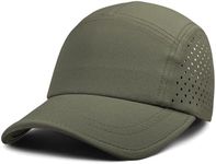Outdoor Shaping Ultra-Light Breathable, Baseball Cap Flat-Top Sport, Quick-Dry Hat with Side Ventilation, Summer Outdoor Cap Adjustable, Hiking Running Travel Daily Wear Army Green