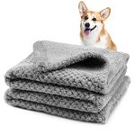 Onarway Dog Blanket Washable Extra Large 120x200cm Puppy Blanket, Fluffy Fleece Pet Blanket Throw for Puppy Dogs, Cats and Other Large Extra Large Pets Grey