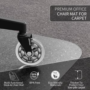 WASJOYE Carpet Chair Mat, 90x140cm – Floor Protection