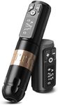 Ambition Soldier Rotary Battery Pen with Extra Battery Tattoo Cartridge Machine 2400mAh Wireless Power Japan Coreless Motor Digital LED Display Tattoo Equipment Supply for Professional Tattoo Artists