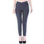 Ac Creation Classic Grey Denim Women's Slim Fit Jeans for Effortless Style, Size 30