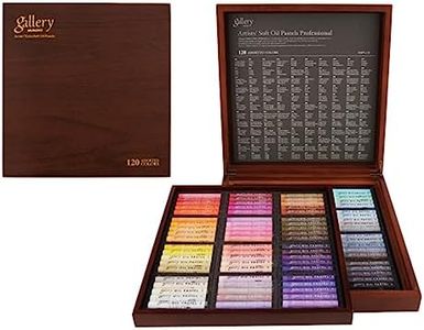 Mungyo Gallery Soft Oil Pastels Wood Box Set of 120 - Assorted Colors (MOPV-120W)
