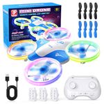 Korffe Mini Drone for Kids Toys for 6-12 Year Old Boys Girls, Birthday Gift for Kids, 6 LED Lighting Modes, RC Quadcopter with 3 Batteries Longer Flight Time