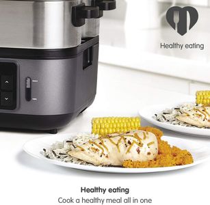 Morphy Richards Intellisteam Food Steamer – Multi-Tier Electric Cooker