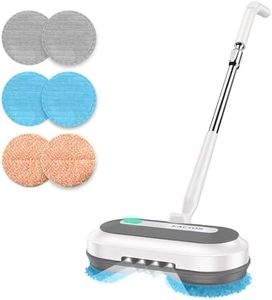 KACTOR Cordless Electric Spin Mop with Spray and LED Headlight
