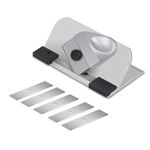 GONYTIA Bevel Mat Cutter with 45° Push-Style Retractable Blade, 5 Replacement Blades, Handheld Mat Board Cutter Design for Picture Framing and Art Projects for At-Home Framers