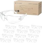 TICONN 12 Clear Safety Glasses for 
