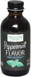 Frontier Co-op Organic Peppermint Flavor, 2 Ounce Glass Jar, Non-Alcoholic, Great for Baking, Coffee and More