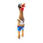 Outward Hound Squawkers Earl Latex Rubber Chicken Interactive Dog Toy, Large