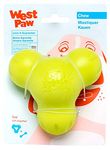 West Paw Zogoflex Tux Interactive Treat Dispensing Dog Chew Toy for Aggressive Chewers, 100% Guaranteed Tough, It Floats!, Made in USA, Large, Granny Smith