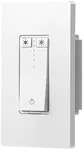 DEWENWILS Smart Dimmer Switch, 2.4GHz Wi-Fi, Electrical Light Switch Compatible with Alexa & Google Assistant, Neutral Wire Required, Smart Light Switch for LED, CFL, Incandescent Bulbs, FCC Listed