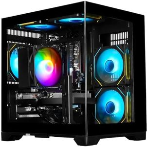 WIWB Gaming PC Desktop - Ryzen 7, Radeon RX 6500XT 4GB 512GB SSD 16GB RAM