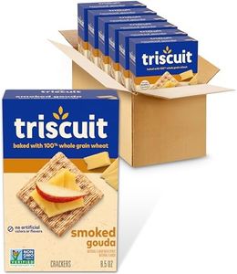 Triscuit Smoked Gouda Whole Grain Wheat Crackers, 6 - 8.5 oz Boxes