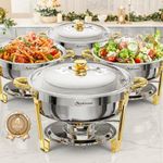 Chafing Dishes for Buffet 4 Pack, 6