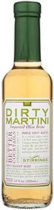 Stirrings All Natural Dirty Martini Cocktail Mixer - 12 ounce bottles | Pack of (6)