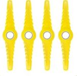 Giltswift (4 Pack) SB601RB Replacement Sharp Blades Compatible with Snow Joe Electric Trimmer Edger Blades for SB600E, SB601E and SB602E Weed Wacker Blades