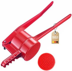 Westmark Spätzle-/Kartoffelpresse, Mit runder Lochung, Aluminiumdruckguss, Länge: 41 cm, Spätzlepress, Rot, 6110223R