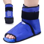 Hilph Ankle Foot Ice Pack Wrap, Reusable Ice Pack for Ankle Foot Injuries, Foot Sprained, Swelling, Foot Edema, Plantar Fasciitis, Achilles Tendonitis Pain Relief & Surgery Recovery - Medium