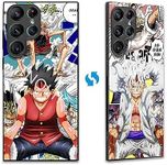 3D Anime Motion Case for Samsung Galaxy S22 Ultra Case 6.8" Shockproof Soft Anti-Scratch Cool Manga Changable Case Compatible with Samsung Galaxy S22 Ultra