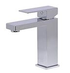 ALFI brand AB1229 Square Single Lever Bathroom Faucet, Polished Chrome by Alfi