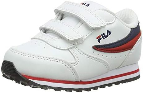 FILA Orbit infants Sneaker Mixte bébé, blanc (White/Dress Blue), 24 EU