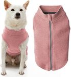 Gooby Zip Up Microfiber Fleece Dog 