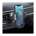 XINLIYA Car Phone Mount, Car Air Vent Cellphone Holder, 360° Rotation Adjustable Mobile Phone Bracket, Hands Free Phone Cradle Compatible with iPhone 14 13 12 Pro Max Android Smartphones（Carbon Fiber）