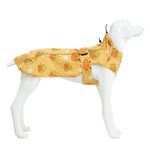 Adjustable Waterproof Dog Raincoat for Dogs,Lightweight Pet Rain Jacket Puppy Clothes with Reflective Strip for Small Medium Large Dogs (Yellow Duck, X-Large(17-25kg))