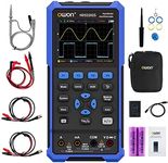 OWON HDS2202S 3 in 1 Handheld Oscilloscope,200Mhz Bandwidth USB Type C with 3.5 inch LCD Display, 20000 Counts Digital Multimeter, 2CH Digital Oscilloscope 1CH Generator