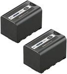 Kastar 2-Pack Battery Replacement for Panasonic AG-VBR59 AG-VBR59G, AG-VBR89 AG-VBR89G, AG-VBR118 AG-VBR118G, VW-VBD29, VW-VBD58 VW-VBD58PPK, VW-VBD78, VW-VBD98 Battery, AG-BRD50P, AG-B23P Charger