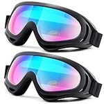 LOEO 2-Pack Snow Ski Goggles, Snowb