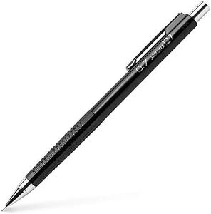 Sakura Mechanical Pencil Fixed Sleeve 0.7mm Black - Cushioning Point Mechanical Pencil - 0.7mm Lead- Black Body Color - Pack Of 1