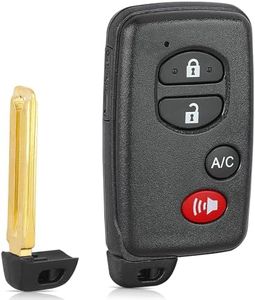 Keyecu Smart Key Fob Replacement for Toyota Prius 2010 2011 2012 2013 2014 2015 Remote Start Car Keyfobs 4 Buttons FCC ID:HYQ14ACX 271451-5290 GNE Board 314.3MHz