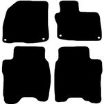 Carsio Carpet Car Mats For Honda Civic 2008-2012 Tailored Fit Floor Mat Set Complete Accessory Black Custom Fitted - All Weather, Anti-Slip Backing & Black Trim