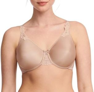 Chantelle Women's, HEDONA, Covering Molded BraSkin, Women's invisible lingerie, Nude, 32C