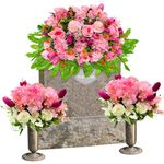 FLOWERIA Headstone Flower Saddle for Cemetery11