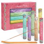 SCENTORINI Incense Sticks, Incense Sticks Multipack, 6 Packs,120 Incense Sticks with Holder for Yoga, Meditation, Outdoors, Incense Gift Pack for Home